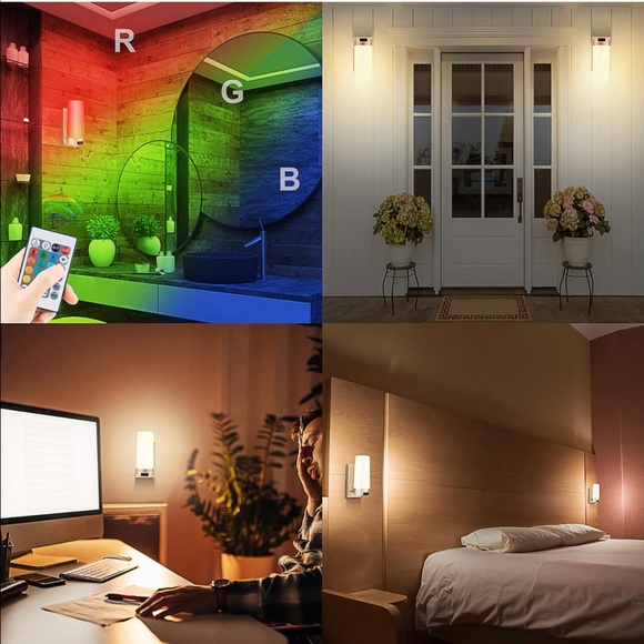 wireless wall lamp multicolored - Picture 3 of 7